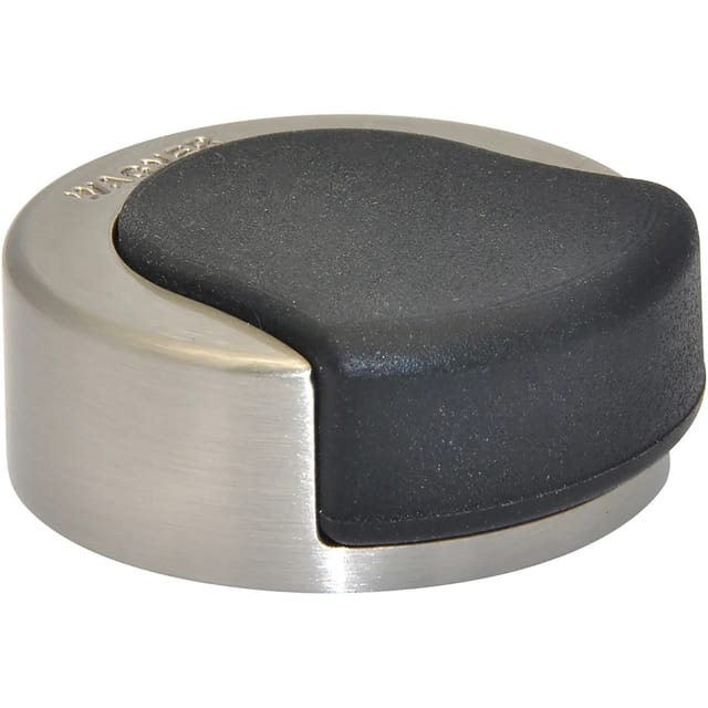 Wagner System Türstopper mit Schraube Edelstahloptik Ø 33 mm