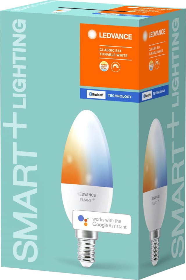 Ledvance Smart+ Bluetooth LED-Lampe Kerzenform E14/5W 470lm Tunable White