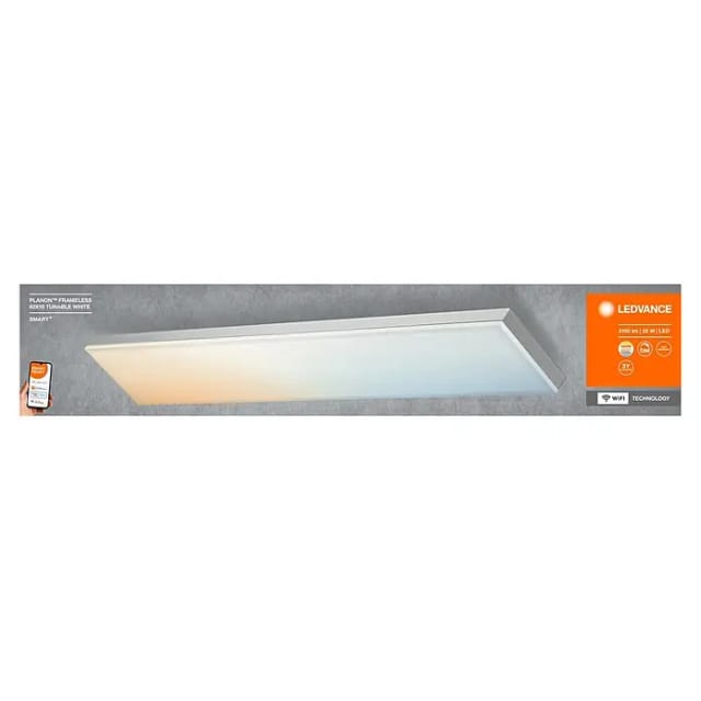 Ledvance Smart+ WiFi Deckenleuchte Planon rahmenlos 60 x 10 cm Tunable White