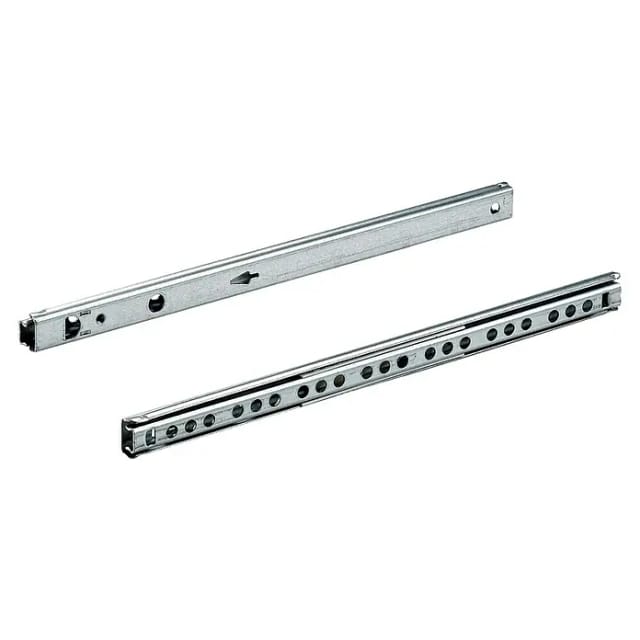 Hettich Kugelteilauszug für Schubkästen mit 17 mm Nut 250 mm - 410 mm