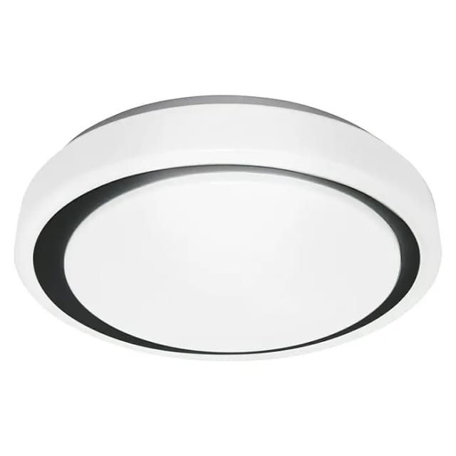 Ledvance Smart+ WiFi Deckenleuchte Orbis Moon Weiß-Schwarz Ø 38 cm Tunable White
