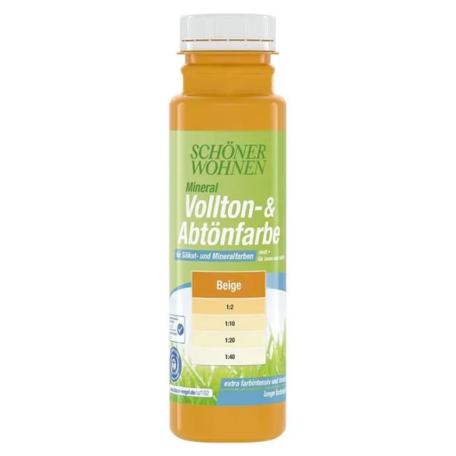 Schöner Wohnen Mineral Vollton- & Abtönfarbe Beige matt 250 ml