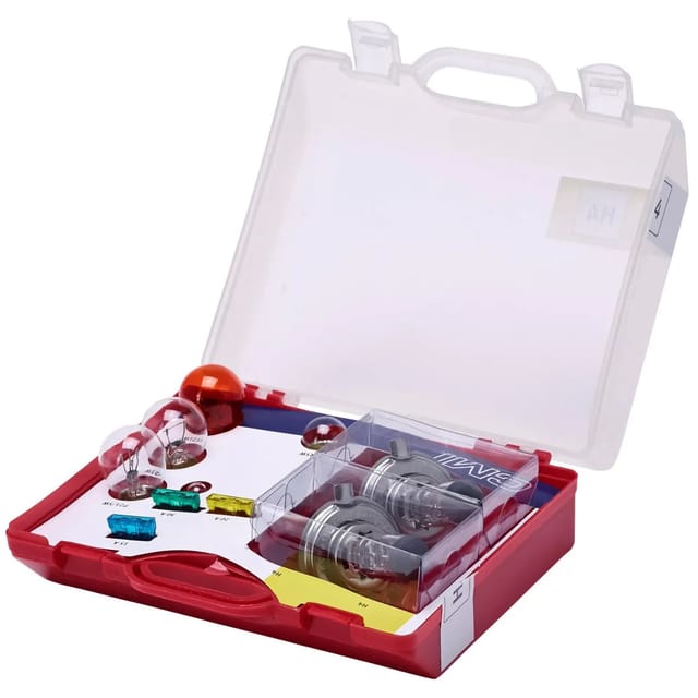 Ersatzlampenbox 12 V H4 10-teilig