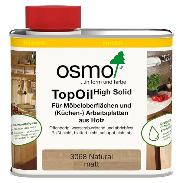 Osmo TopOil Pflege Natur-Weiß 500 ml