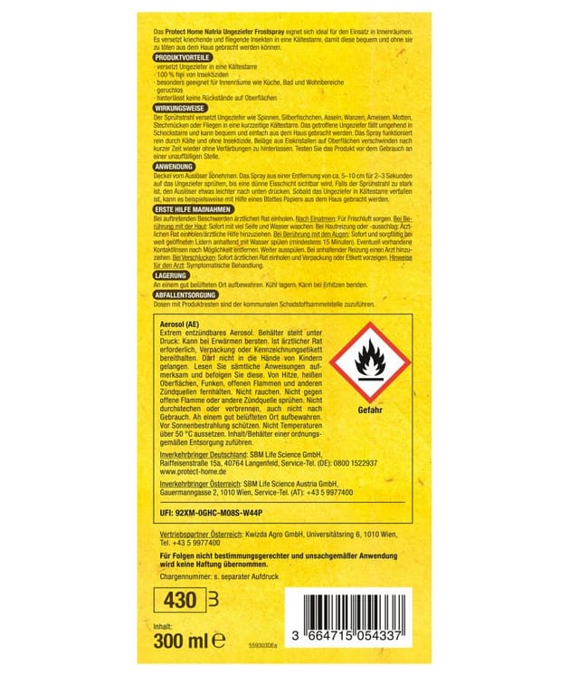Protect Home Ungeziefer Frostspray 300 ml