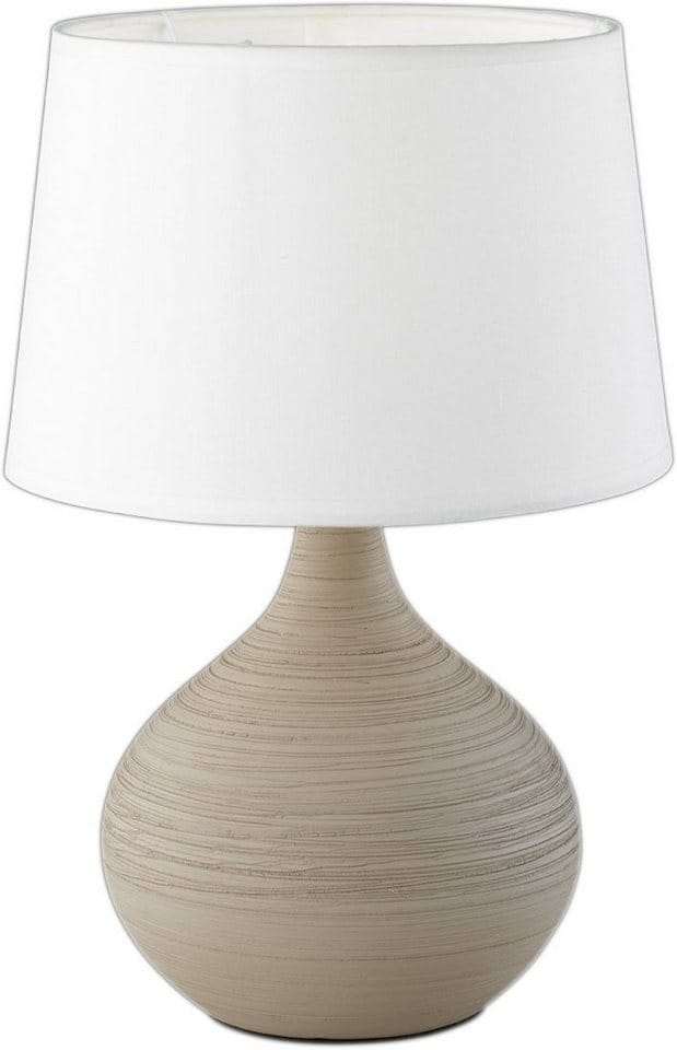 Reality Design-Tischlampe Martin Cappuccino Ø 20 cm x 29 cm