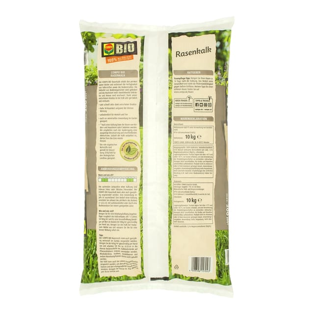 Compo BIO Rasenkalk 10 kg für de natürlich pH-Wert