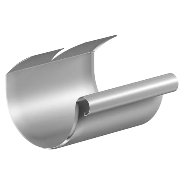 Rinnenverbinder für Halbrundrinne RG 100 Alu