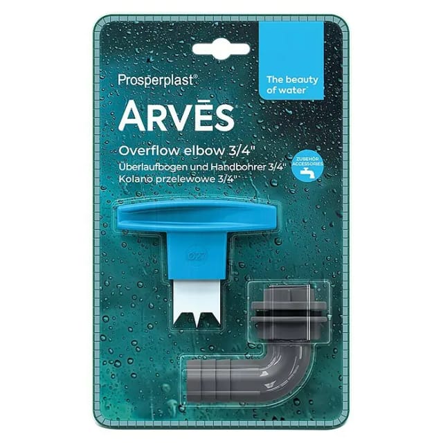 Arves Überlaufbogen und Handbohrer 3/ 4'' (20 mm)