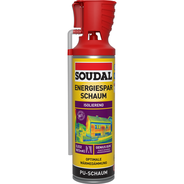 Soudal Energiesparschaum B2 Genius Gun 500 ml