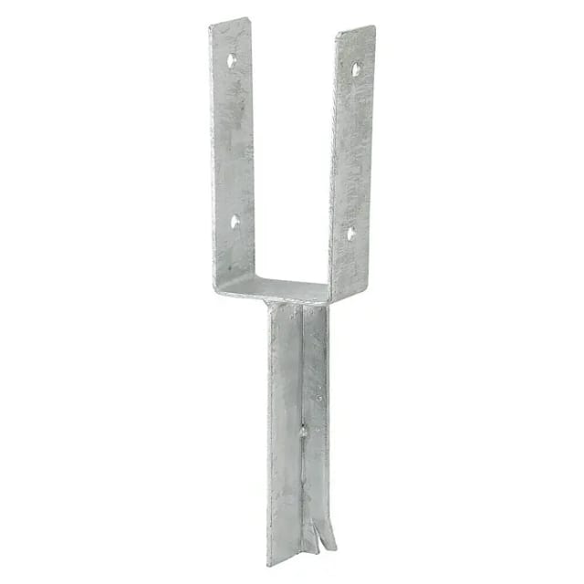 Pfostenlasche U-Form zum Einbetonieren 200 mm x 91 mm x 50 mm