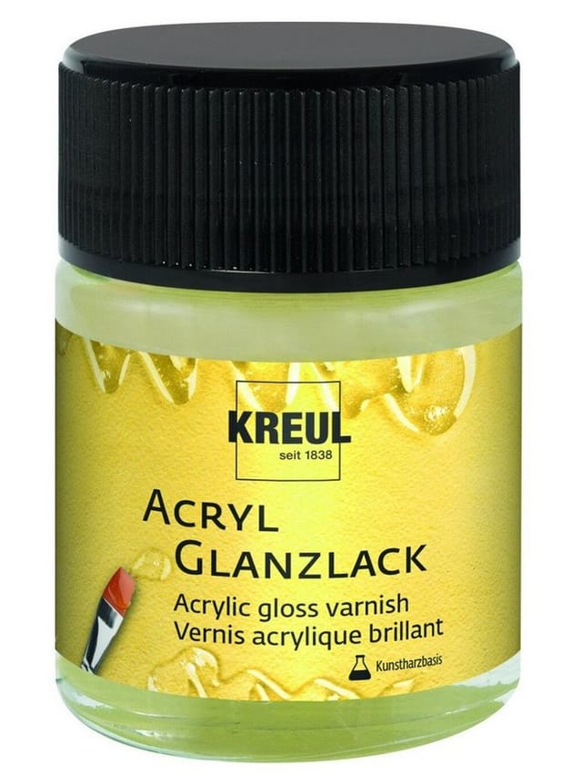 Kreul Acryl Glanzlack Kunstharzbasis Transparent 50 ml