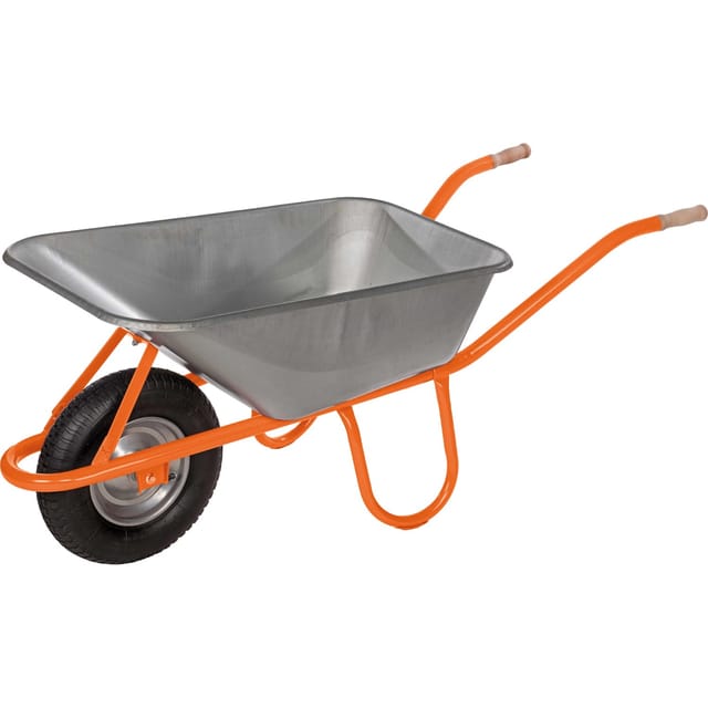Pro-Bau-Tec Profi-Bauschubkarre 120, mit Unterzug