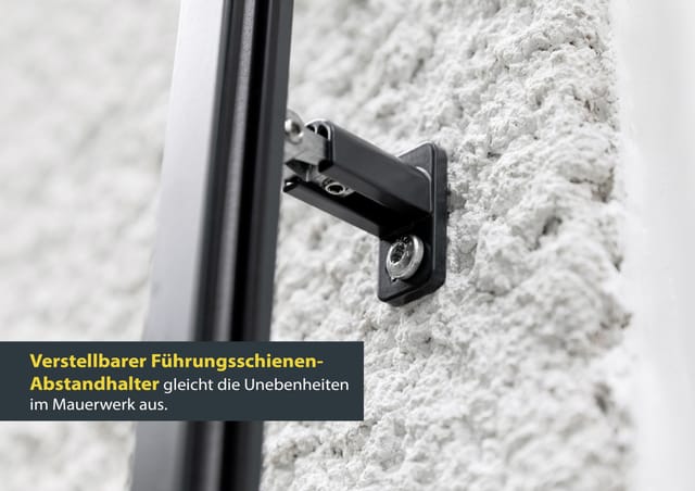 Schellenberg Sonnenschutz Raffstore Express mit Motor 220 cm x 160 cm Anthrazit
