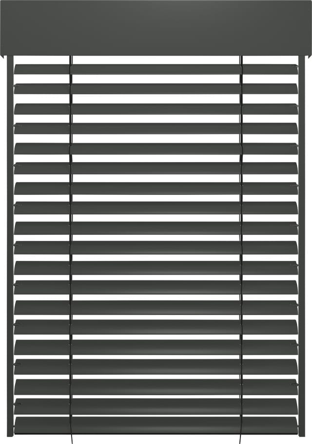 Schellenberg Sonnenschutz Raffstore Express mit Motor 230 cm x 240 cm Anthrazit