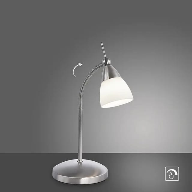 Paul Neuhaus LED-Tischleuchte Pino Stahl