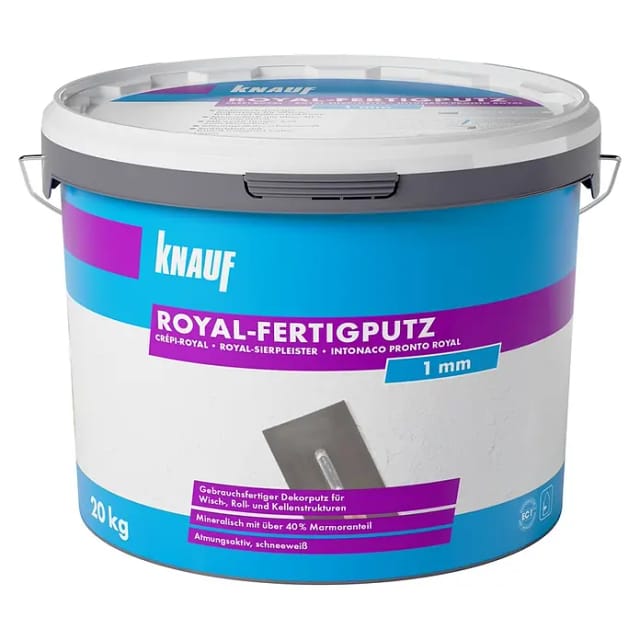 Knauf Royal Fertigputz 1 mm Körnung 20 kg
