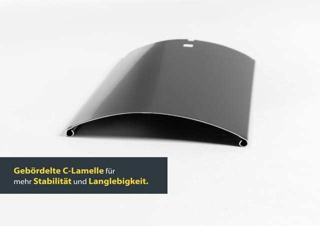 Schellenberg Sonnenschutz Raffstore Express mit Motor 220 cm x 260 cm Anthrazit