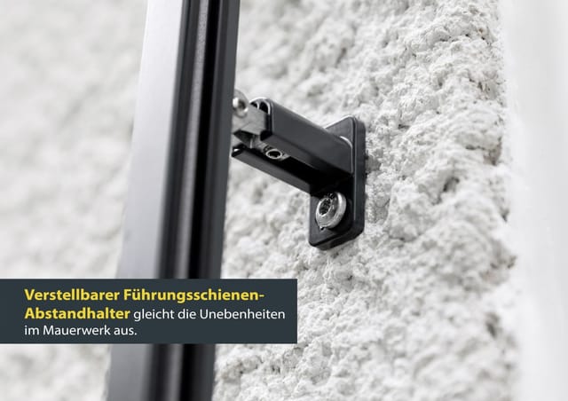 Schellenberg Sonnenschutz Raffstore Express mit Motor 130 cm x 200 cm Anthrazit
