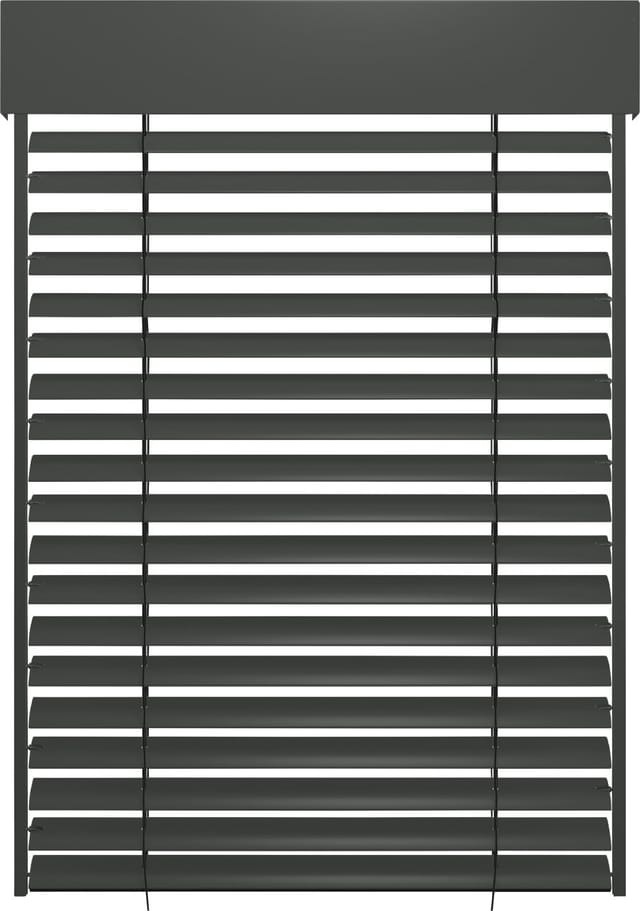 Schellenberg Sonnenschutz Raffstore Express mit Motor 180 cm x 240 cm Anthrazit
