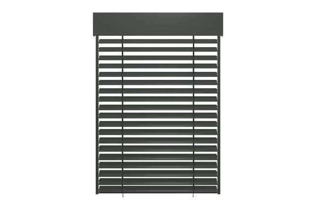 Schellenberg Sonnenschutz Raffstore Express mit Motor 210 cm x 240 cm Anthrazit