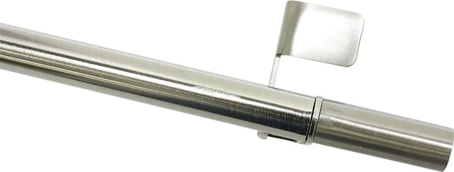 Gardinia Klemmstange Press&Go Zylinder Ø 8/10 mm Edelstahloptik 30 cm - 50 cm