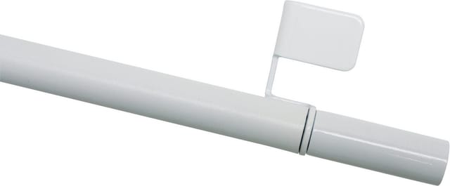 Gardinia Klemmstange Press&Go Zylinder Ø 8/10 mm Weiß 30 cm - 50 cm