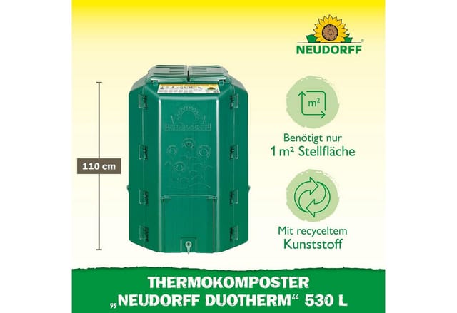 Neudorff Thermo-Komposter DuoTherm 530, Grün