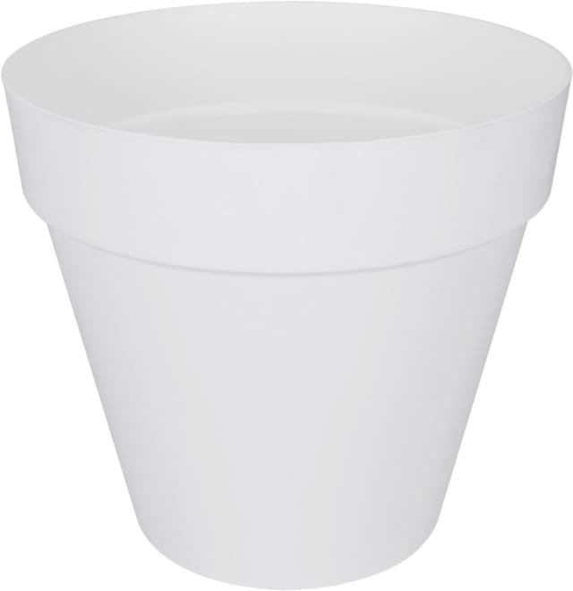 Elho Blumentopf Loft Urban mit Rollen Ø 40 cm weiß