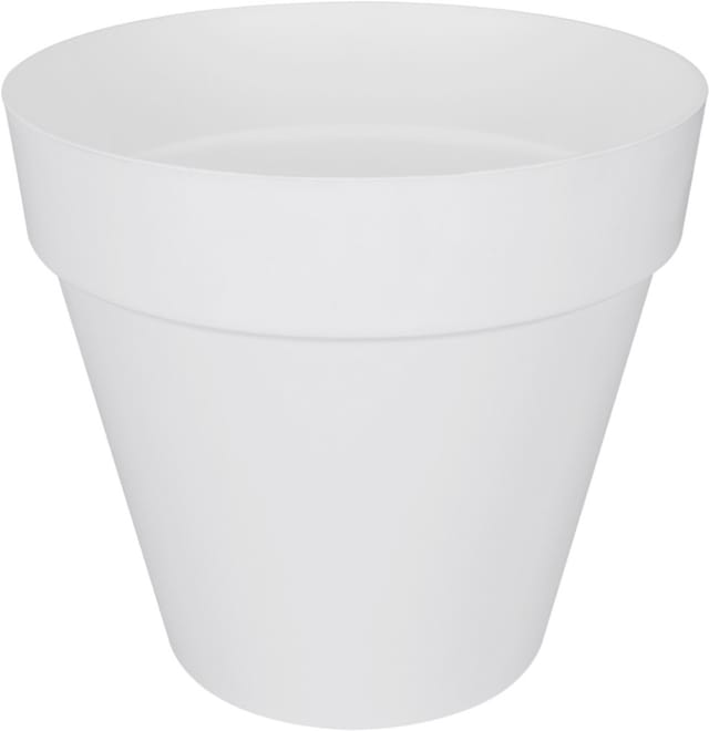 Elho Blumentopf Loft Ø 30 cm weiß