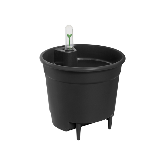 Elho Selbstbewässerungs-System Ø 28 cm x 26 cm Schwarz
