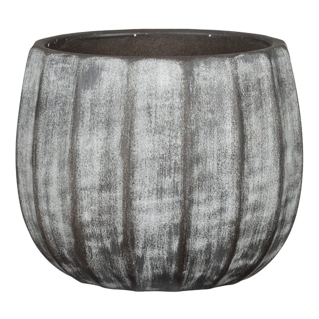 Scheurich Übertopf Runa 784 Ø 25 cm x 20 cm Washed Grau