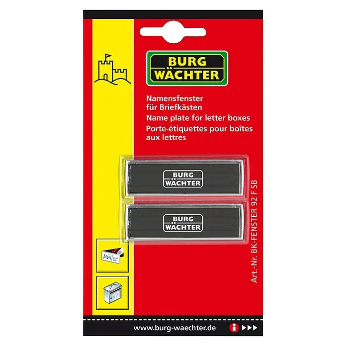 Burg Wächter Namensfenster BK 92 F SB