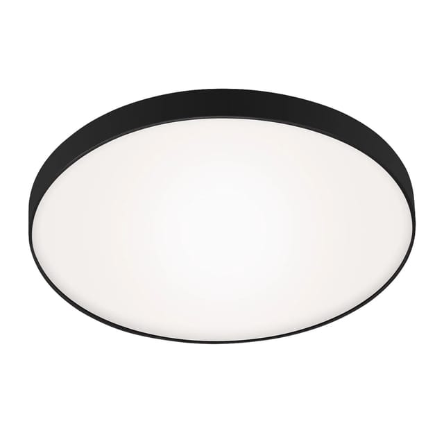 Briloner LED Bad-Deckenleuchte Malbona IP44 Neutralweiß 28,5 cm Weiß-Schwarz