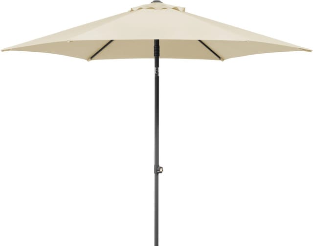 Schneider Marktschirm Natur mit Push-Up Mechanik