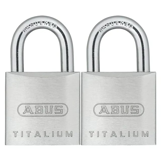 Abus Titalium-Vorhangschloss 64TI/20 Twins B/SB