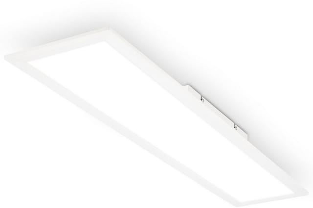 Brilo LED Panel Simple Neutralweißes Licht Spritzwasserschutz 78 cm Weiß