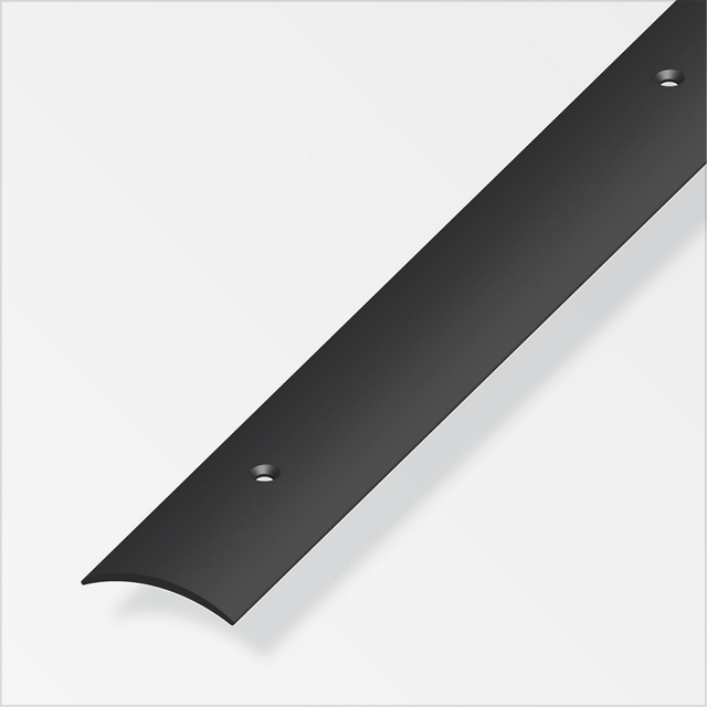 Bodenausgleichprofil Kunststoff 1 mm x 30 mm x 900 mm Schwarz