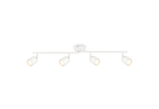 Brilo Deckenleuchte Tabo Schwenkbar GU10 Fassung 70,5 cm Weiß