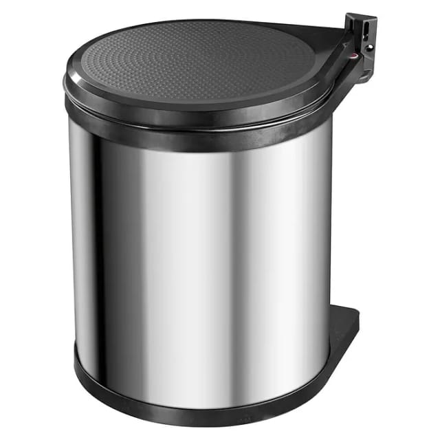 Hailo Mülleimer Compact Box 15, Edelstahl