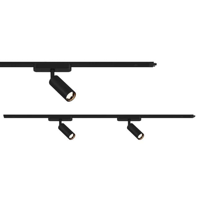 Bril Erweiterungs-Set Luxtrail LED Spots Schwenkbar Schwarz