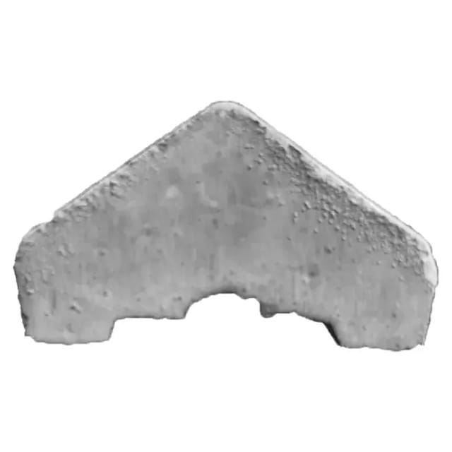 Beckers Betonzaun Anfangspfostenkappe Klassik Diamant 14 cm x 14 cm x 5 cm