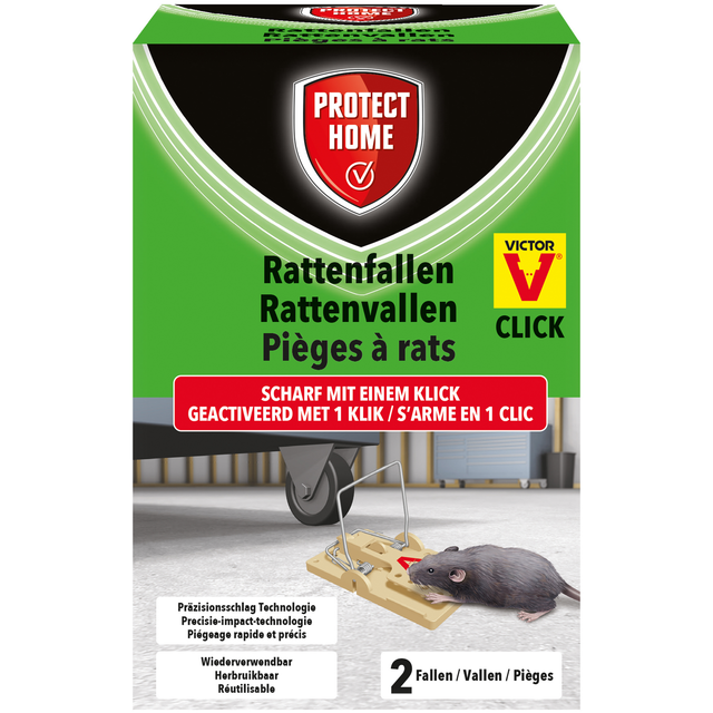 Protect Home Rattenfallen Click 2 Stück
