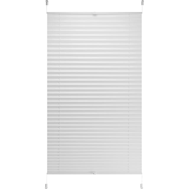 Thermo-Spannplissee Toledo 60 cm x 130 cm Weiß