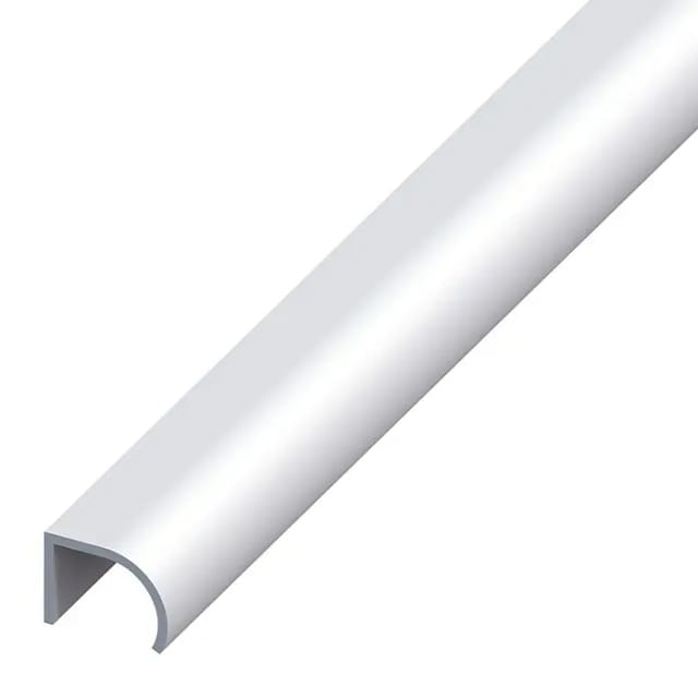 Griffprofil Aluminium 19 mm x 25 mm x 1.000 mm Silber