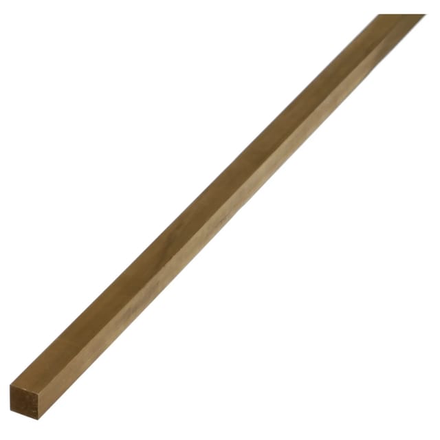 Vierkantstange Messing 6 mm x 6 mm x 1000 mm