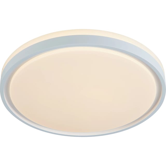 LED-Deckenleuchte Angera Weiß matt 30 W CCT 3.450,m dimmbar ca. Ø 44,5 cm