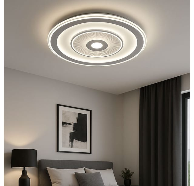 LED-Deckenleuchte Ronco Weiß 45 W kaltweiß 3.050,m ca. Ø 50 cm
