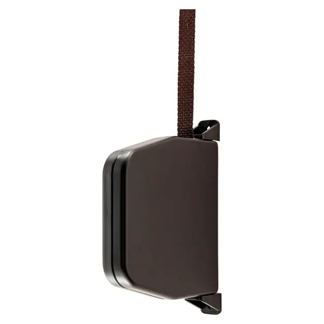 Schellenberg Aufschraubwickler Mini mit Rollladengurt schwenkbar Braun