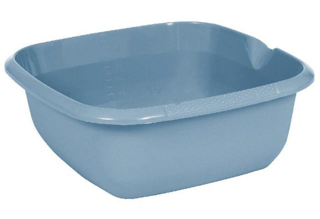 Keeeper Universal Schüssel mit Ausguss Björk Eckig 13, Nordic Blue 38 x 38 cm